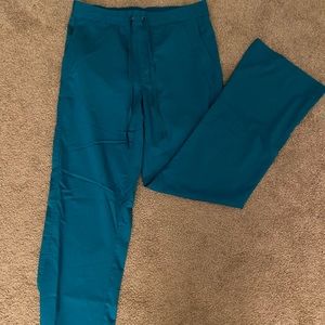 Teal scrub pants